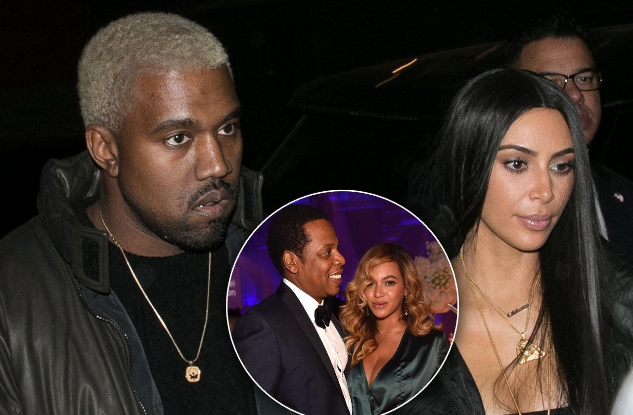 kim kardashian renew vows kanye west compete beyonce