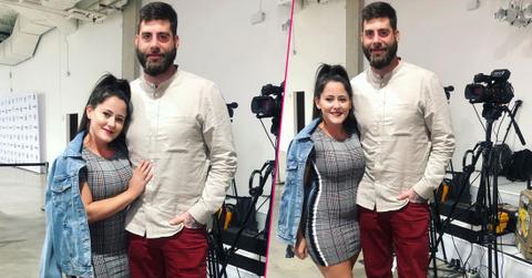 Jenelle Evans poses for a photo with David Eason.
