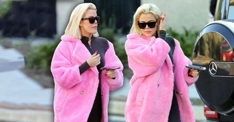 khloe Kardashian fur coat Kanye West office after cheating scandal