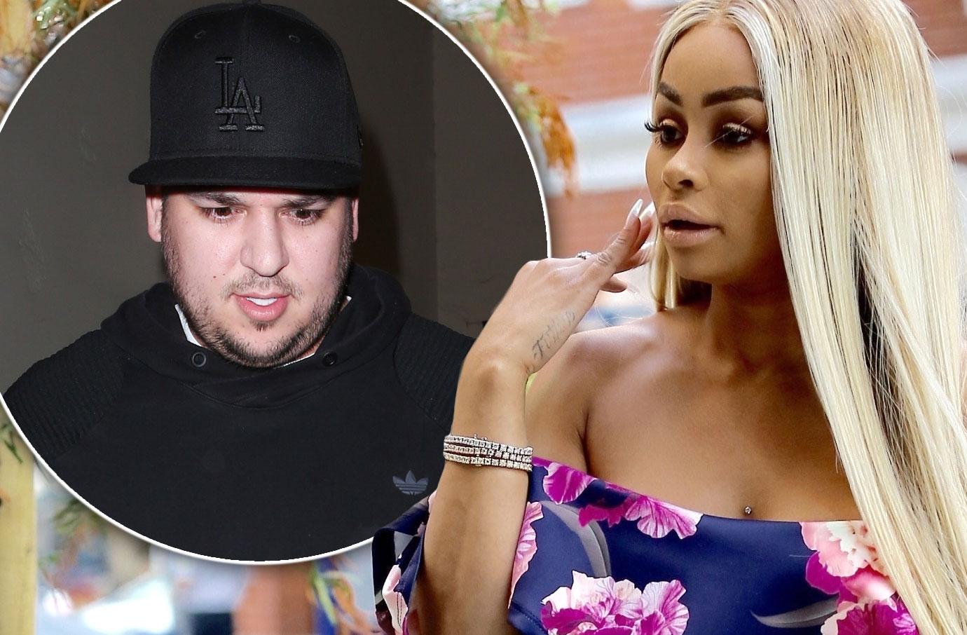 Blac Chyna Rob Kardashian Restraining Order Red Carpet