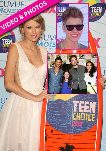 //taylor swif justin beiber teen choice sn