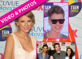 //taylor swif justin beiber teen choice sn
