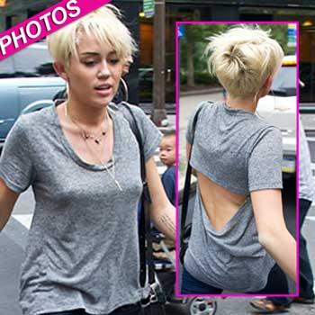 PHOTOS: Braless Miley Cyrus Goes Shopping In New York