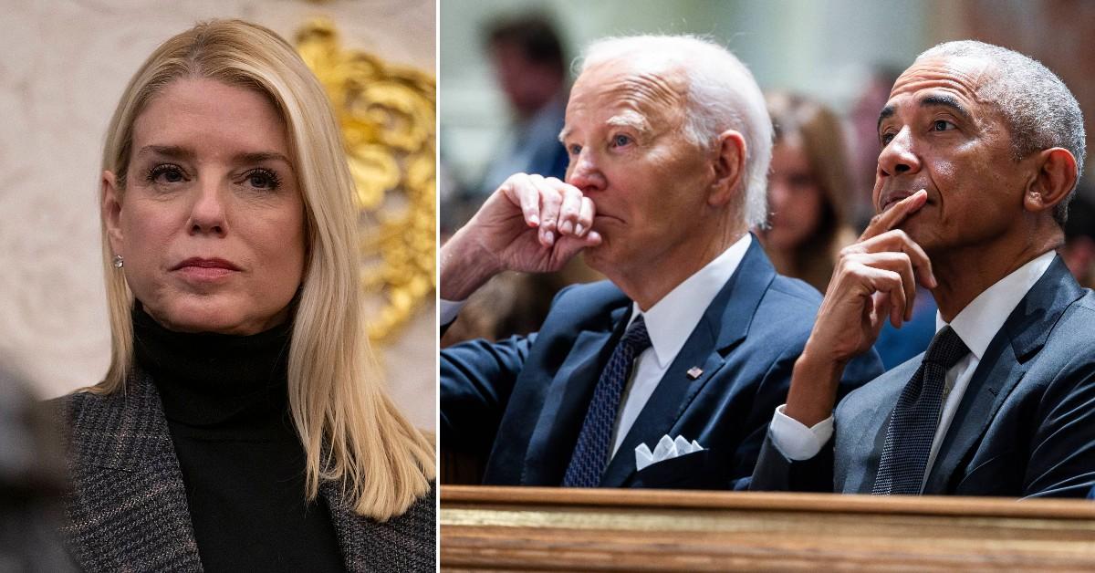 pam bondi, joe biden and barack obama