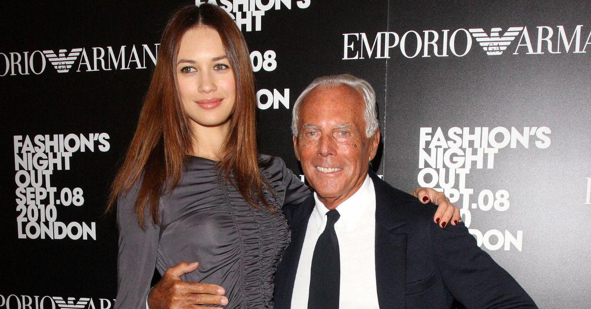 giorgio armani, olga kurylenko