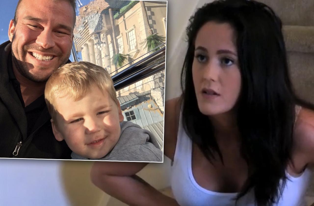 //jenelle evans nathan griffith custody feud teen mom  pp