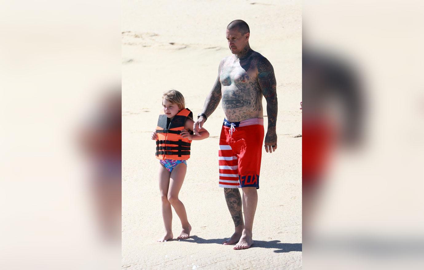 Pink Carey Hart Beach Kids