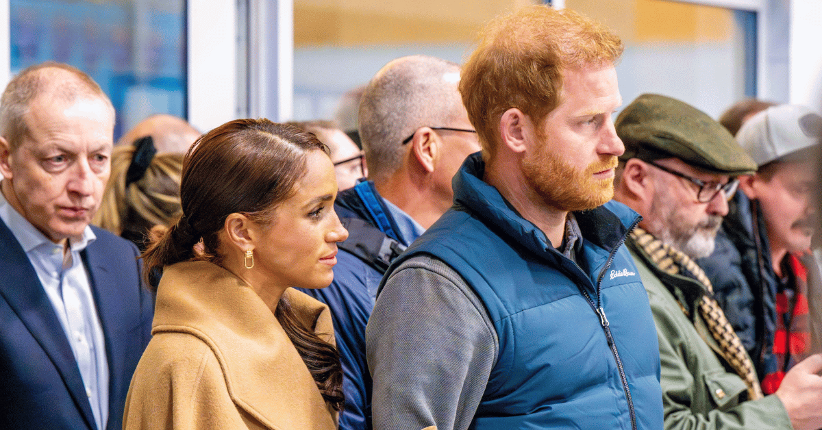 king charles prince harry complete silence