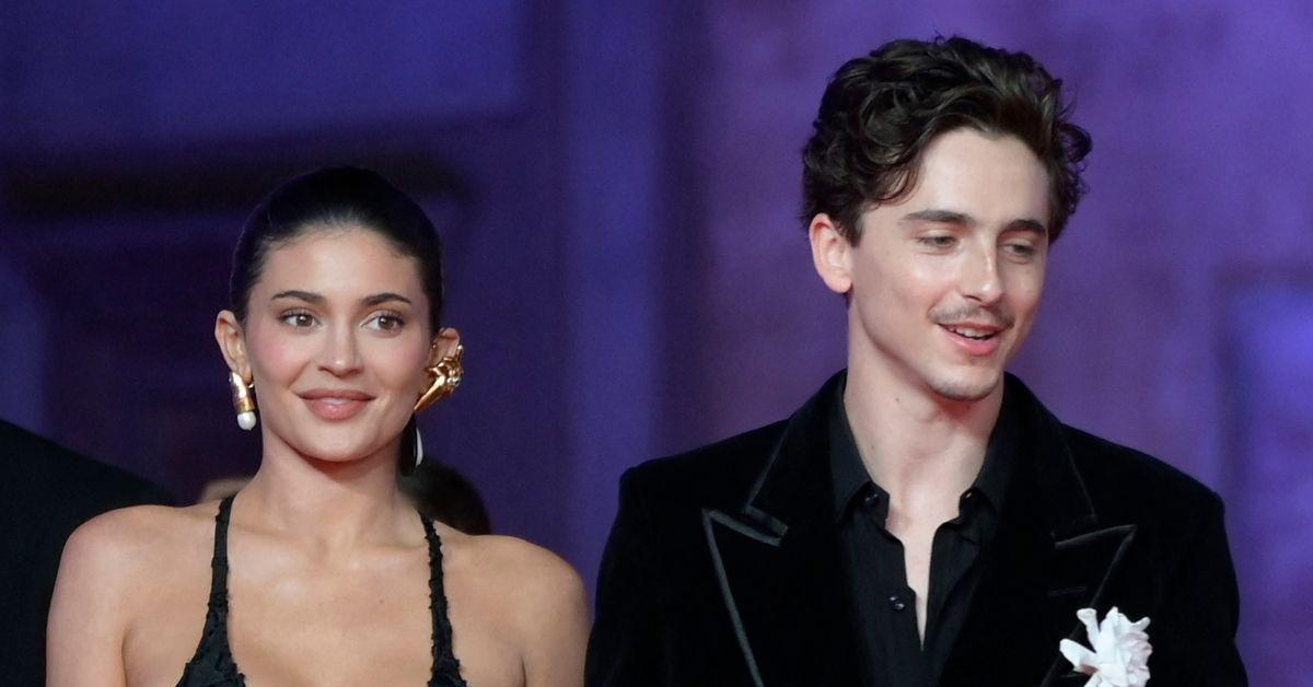 picture of Kylie jenner and Timothée Chalamet