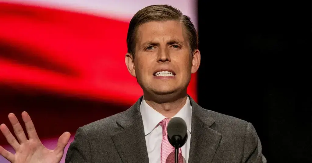 Eric Trump Says His Dad’s Criminal Conviction Is Comparable to Racism