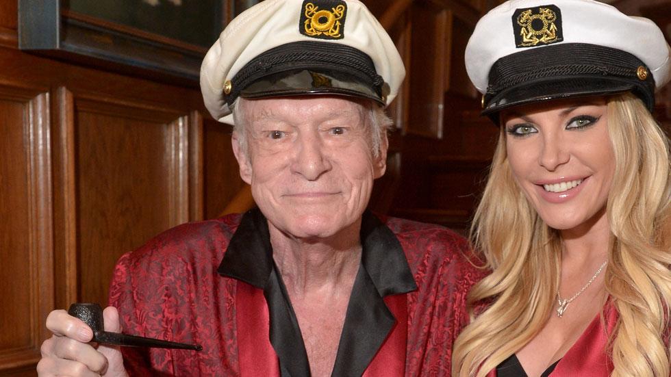 Hugh Hefner And Crystal Hefner Attend Playboy Mansion's Annual