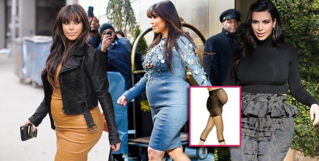 Kim Kardashian Loves Pregnancy Spanx, Will Wear More Flats