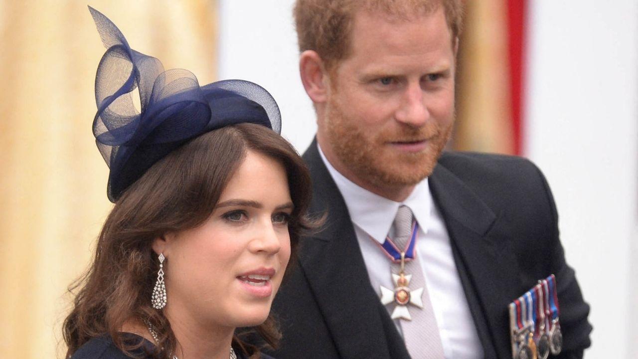 Photo of Prince Harry and Princess Eugenie