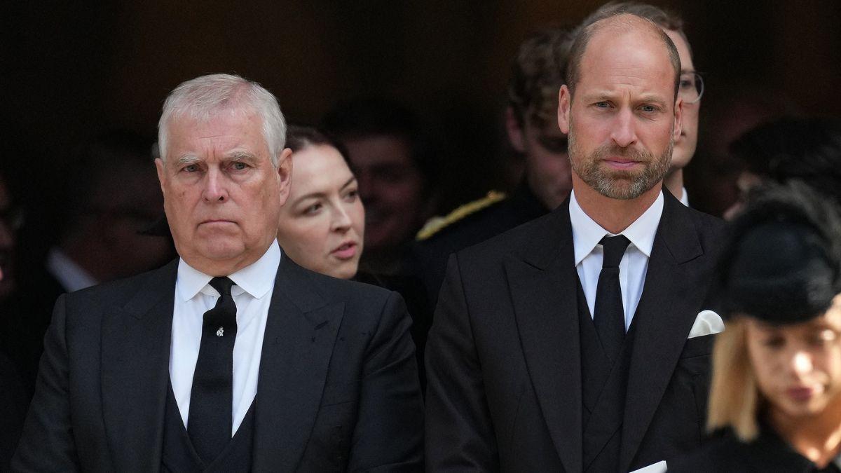 Photo of Andrew Windsor and Prince William