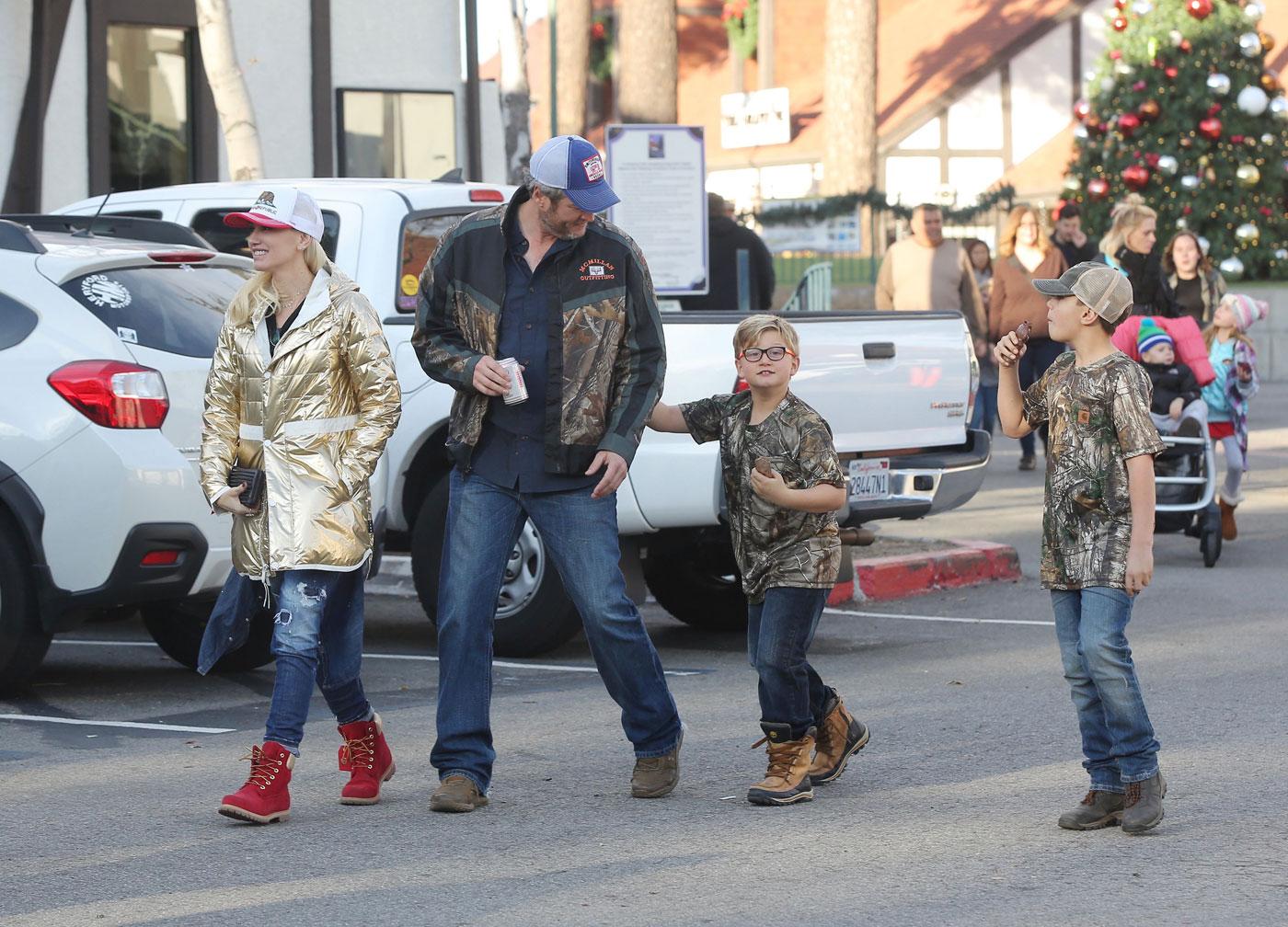 Blake Shelton guns Gwen Stefani kids