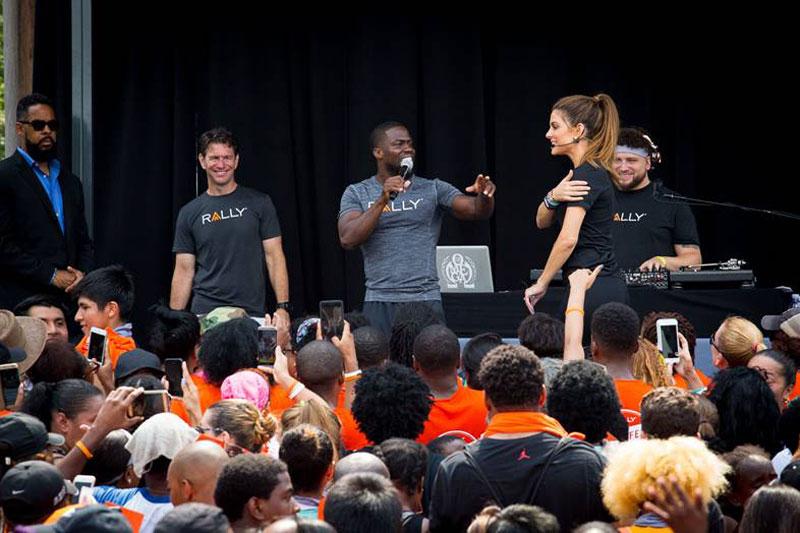 //kevin hart rally health fest