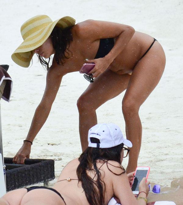 Eva Longoria Removing Lower Back Tattoo Tramp Stamp