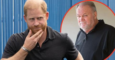 Photo of Prince Harry and Thomas Markle Sr.