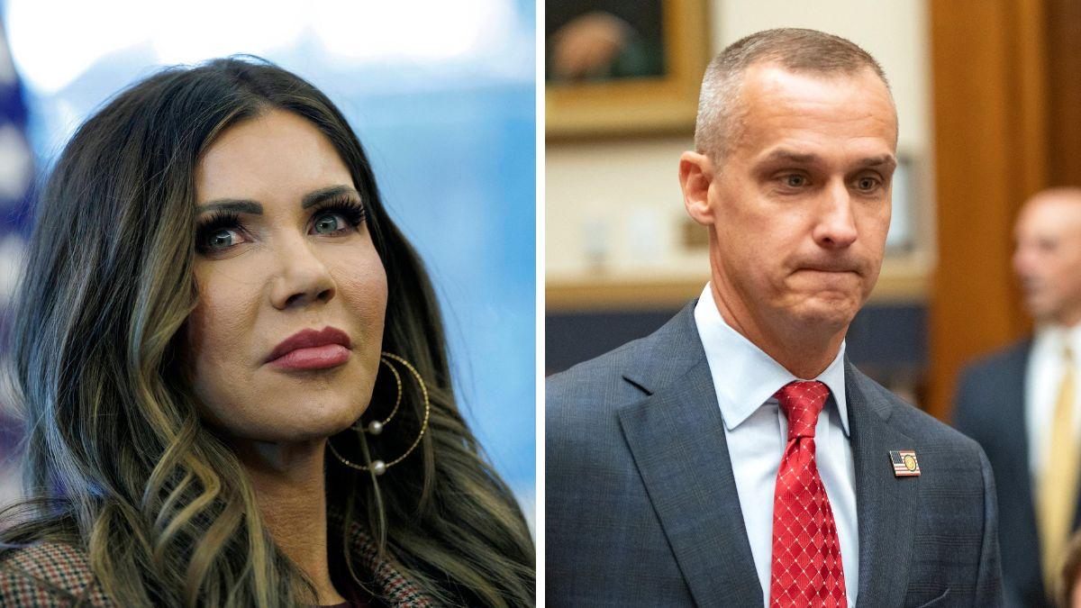 Photo of Kristi Noem, Corey Lewandowski 