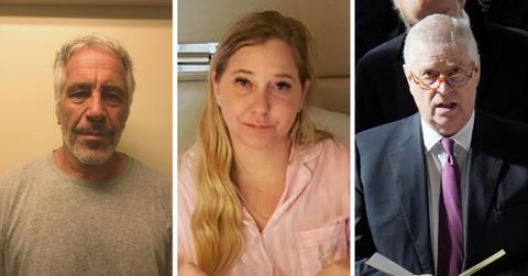 Photos of Jeffrey Epstein, Virginia Giuffre and Prince Andrew