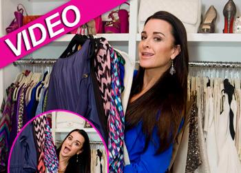 //kyle richards fashion closet video