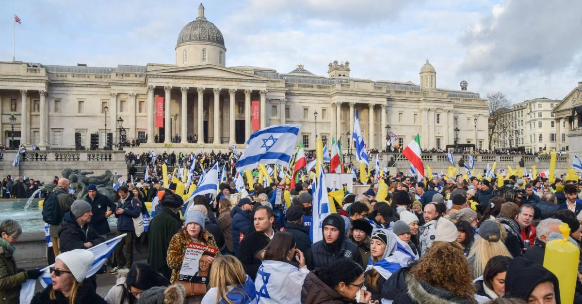 pro israel protest mega