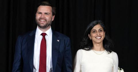 Photo of Usha and JD Vance