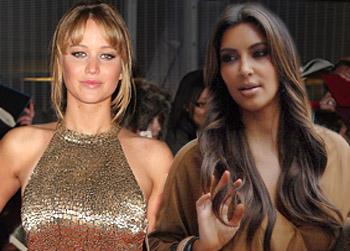 //jennifer lawrence hunger games kim kardashian