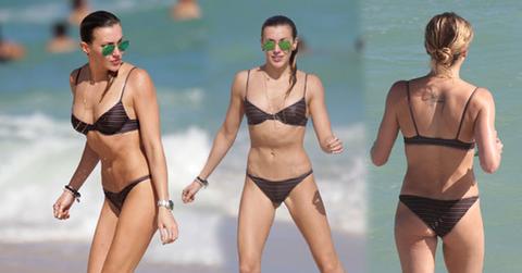 //katie cassidy bikini miami beach pp