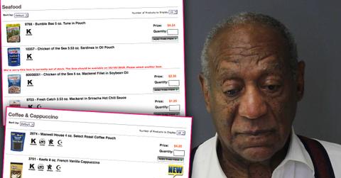 //bill cosby prison snacks commissary pp