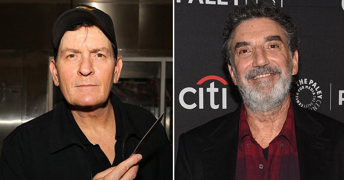 Charlie Sheen enjoys rare outing with his, Brooke Mueller's sons