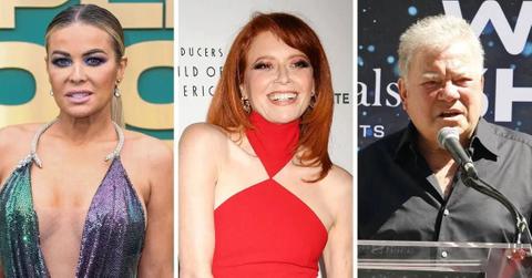 Composite photo of Carmen Electra and other stars.