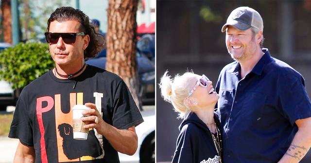 gavin rossdale gwen stefani blake shelton son baseball game r