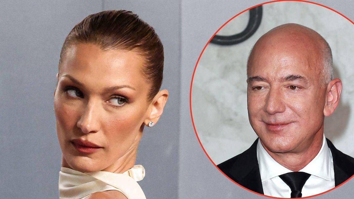 picture of Bella Hadid and Jeff Bezos