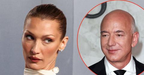 picture of Bella Hadid and Jeff Bezos