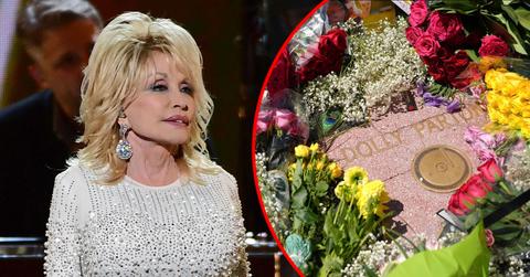 Someone vandalized Dolly Parton's star on the Hollywood Walk of Fame.