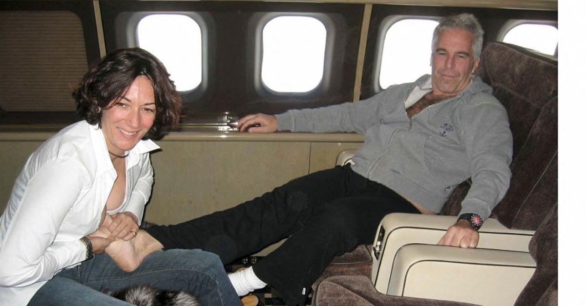 Photo of Ghislaine Maxwell and Jeffrey Epstein 