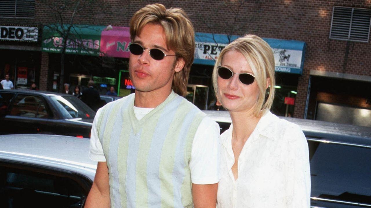 Photo of Gwyneth Paltrow and Brad Pitt