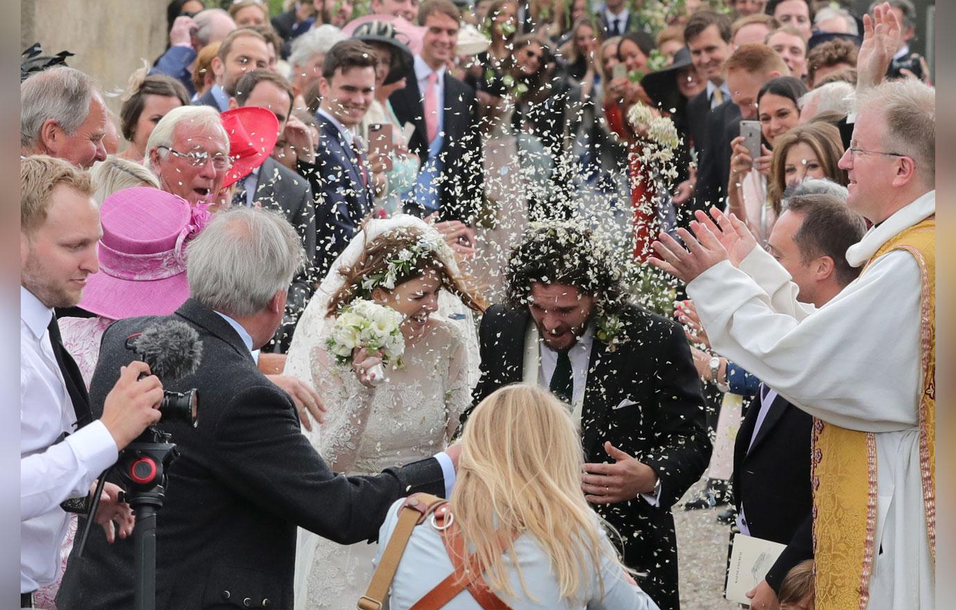 Kit Harington And Rose Leslie Marry In Scotland