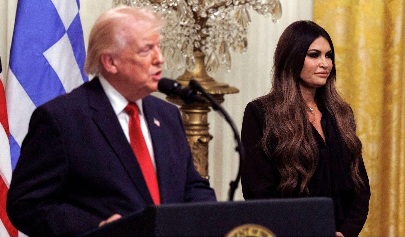 Picture of Donald Trump and Kimberly Guilfoyle