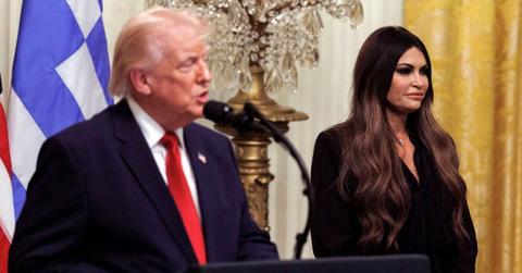 Picture of Donald Trump and Kimberly Guilfoyle