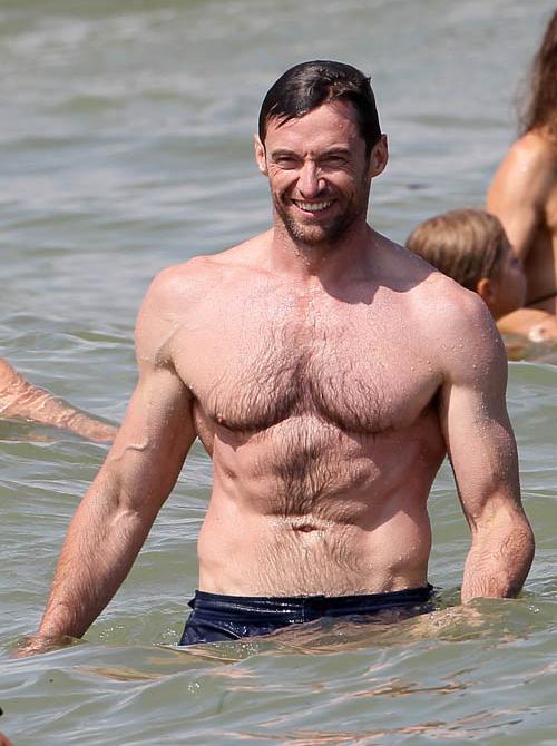 Hugh Jackman Sexy In St. Tropez