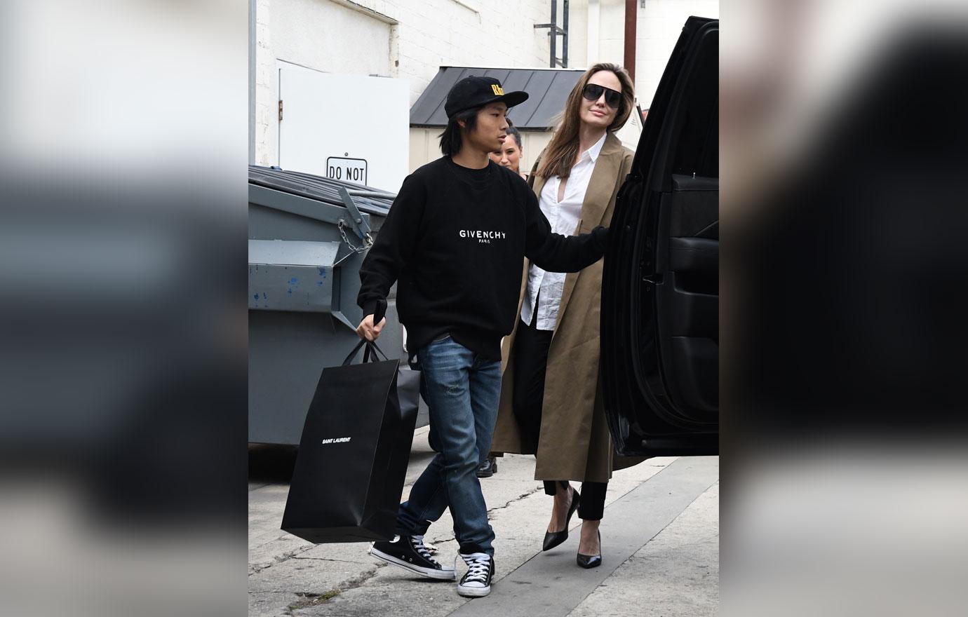 //angelina jolie pax shop after brad returns to jennifer anistons side