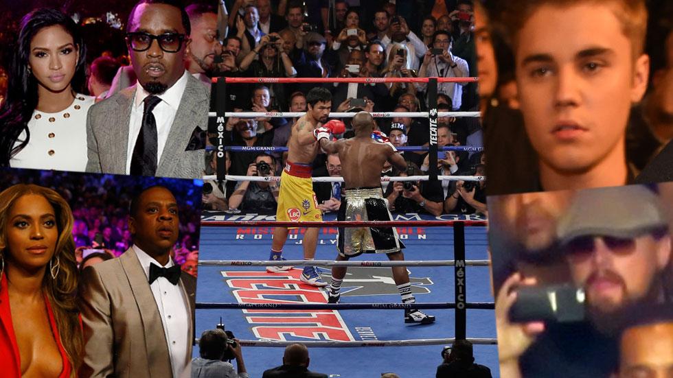 Celebs Head TO Mayweather Pacquiao Fight