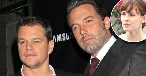 Ben Affleck Jennifer Garner Divorce Matt Damon