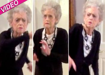 //whitney houston grandma dancing