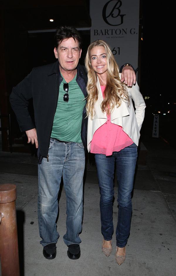 Charlie Sheen & Denise Richards Out In LA