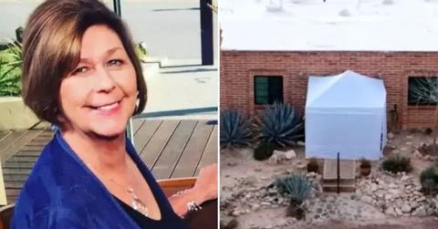 nancy guthrie sleuth faces backlash posing outside home crop top shorts