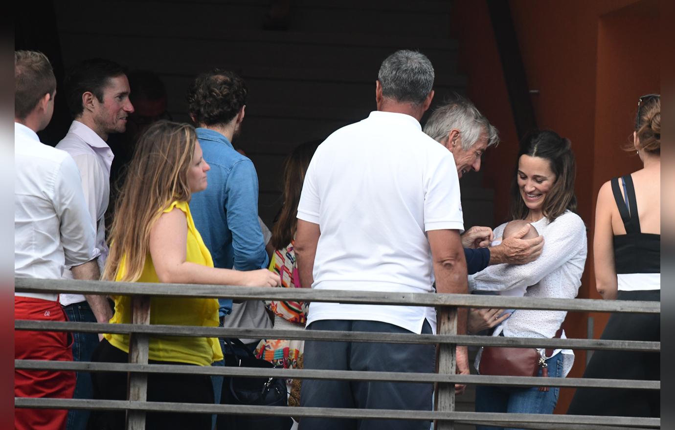 Pippa Middleton Shows Off New Baby Arthur In St Barths