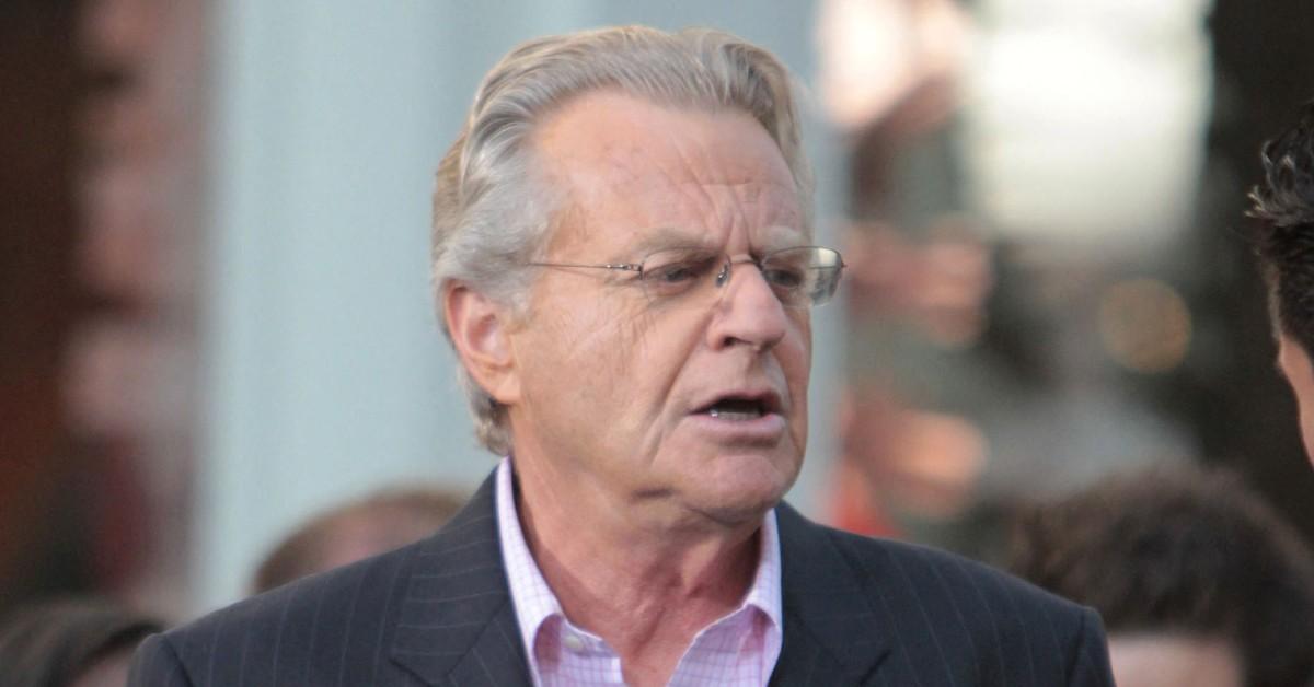 Jerry Springer had a failed political career before his talk show fame.